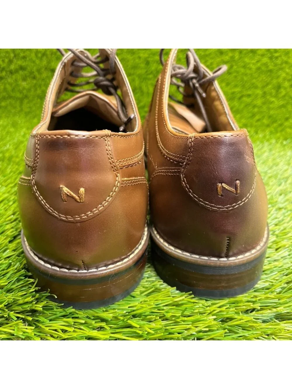 Nunn Bush Westwood Mens Size 12E Brown Classic Cap Toe Oxford Dress Shoes